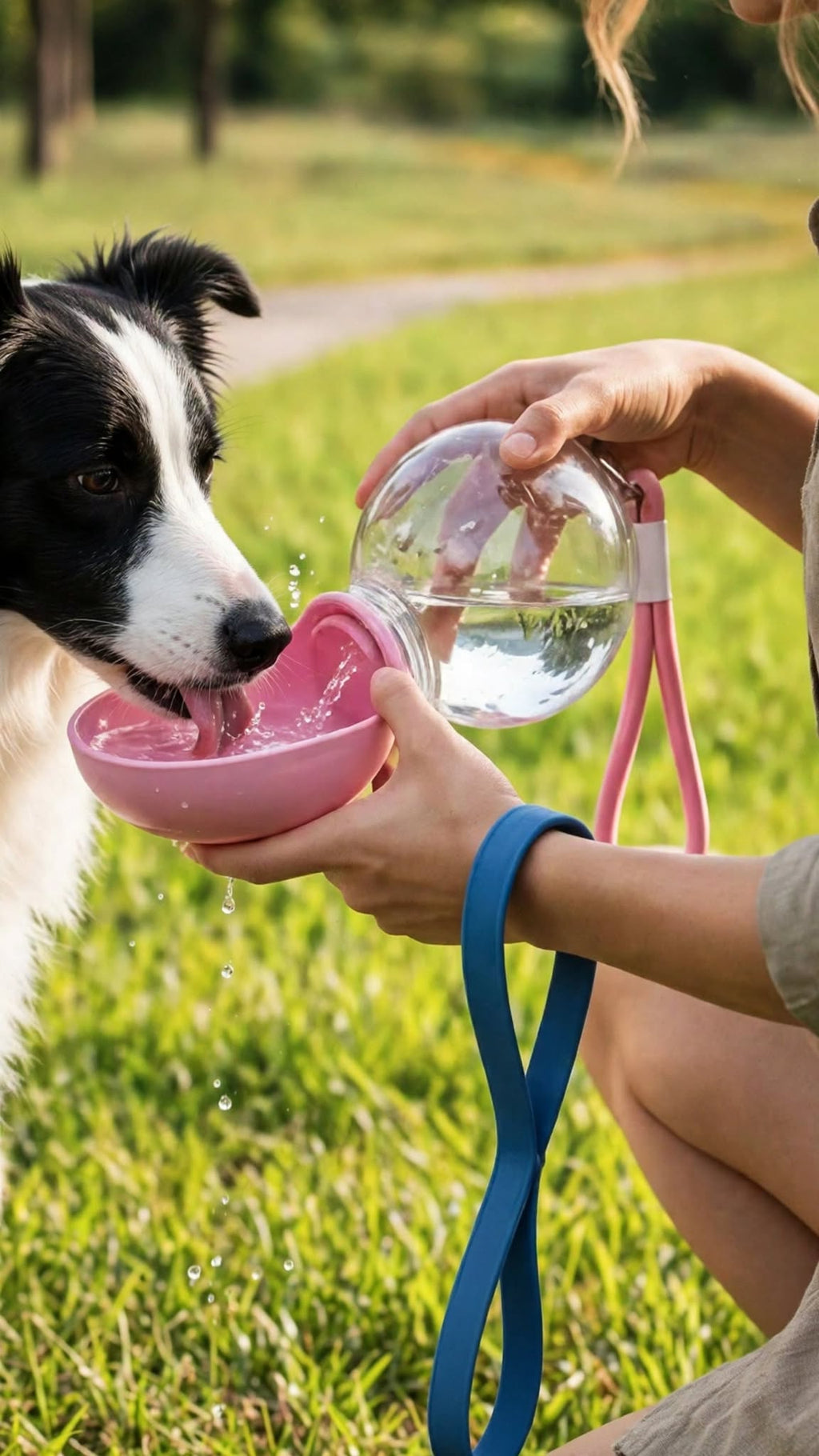 Botella de agua portátil para perros