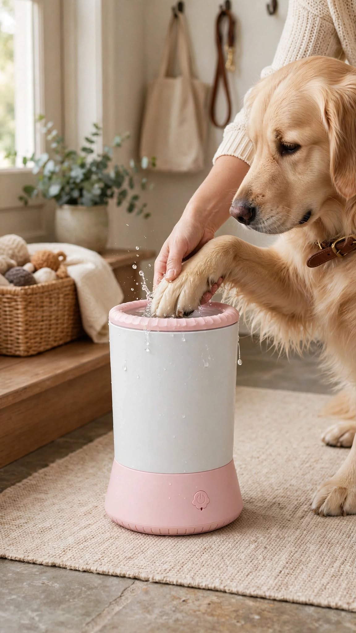Limpiador de patas para perros
